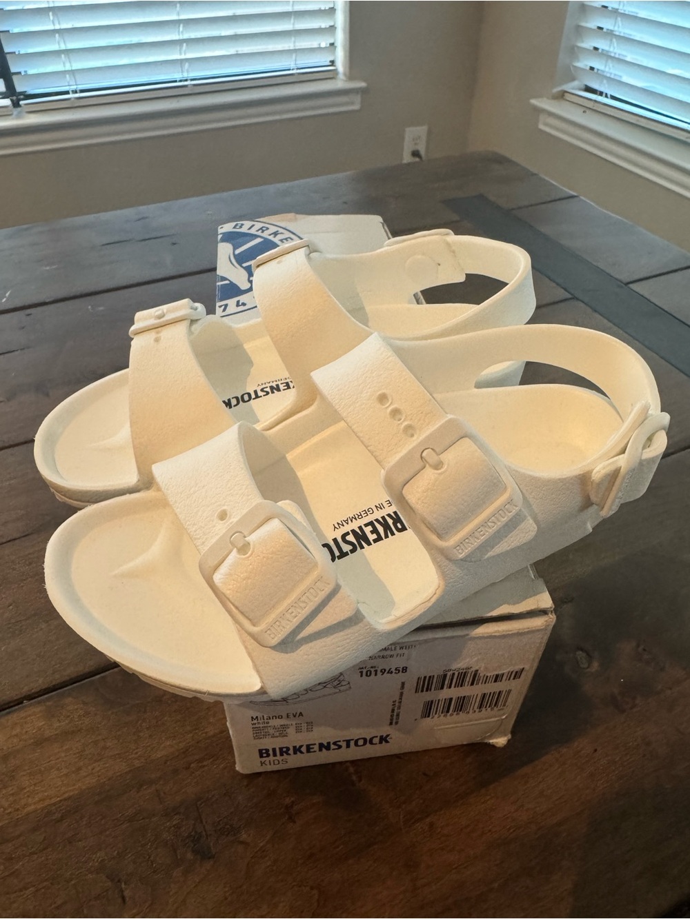 Birkenstock Kids White Sandals